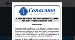 Desktop Screenshot of conareme.org.pe
